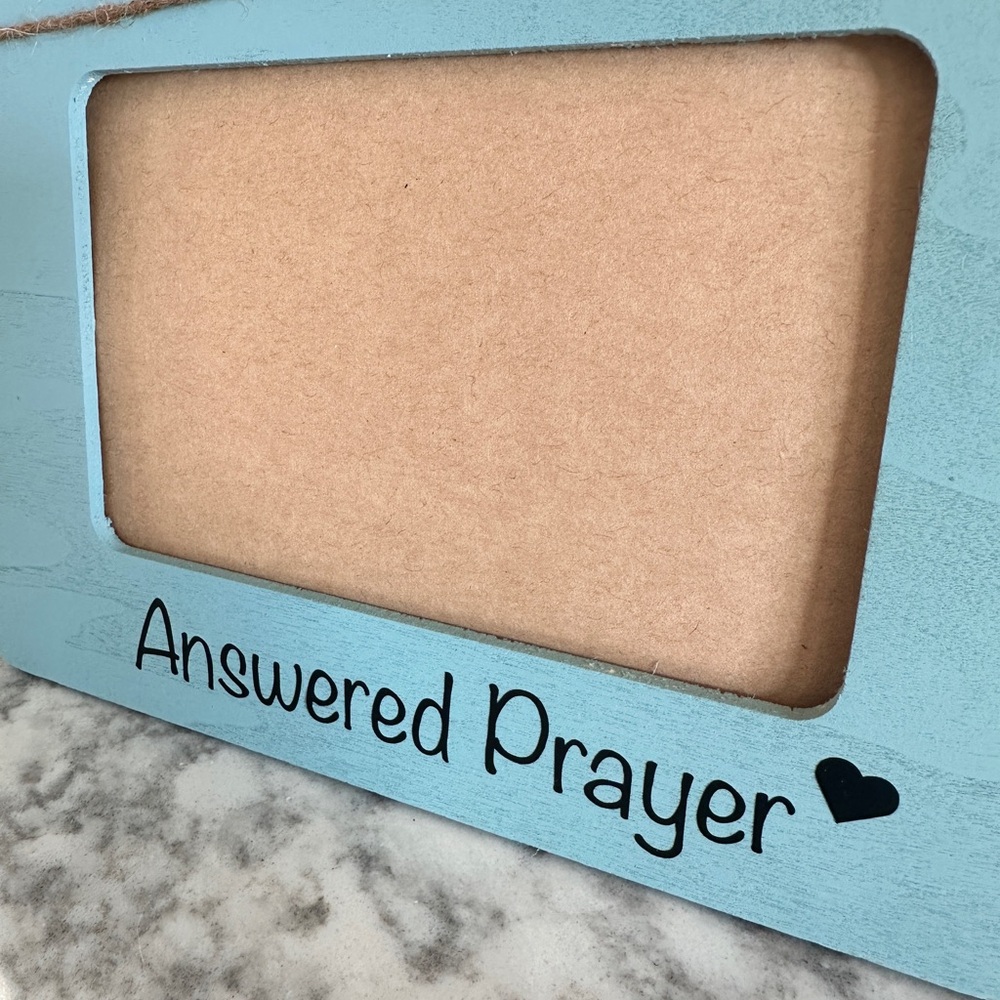 Answered Prayer Photo Frame - Picture 3 of 4
